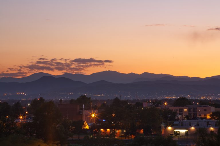 Mount Evans sunset - September 4, 2011