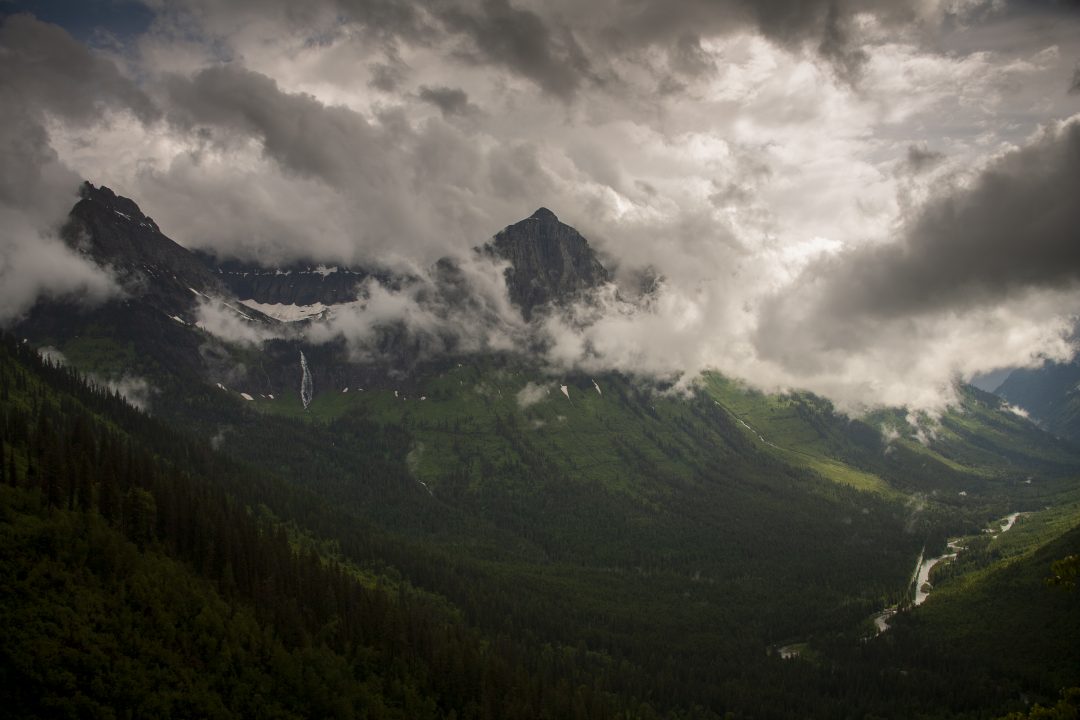 Bird Woman Falls - Glacier National Park