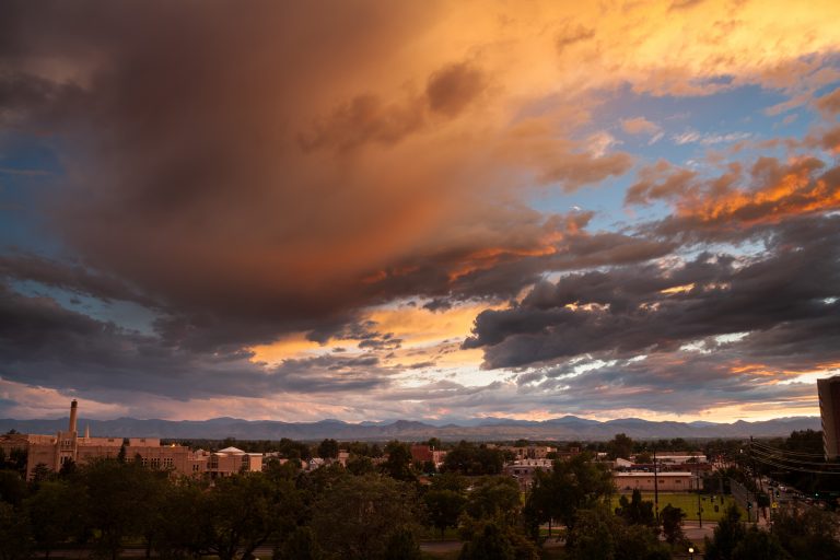 Denver Front Range Sunset