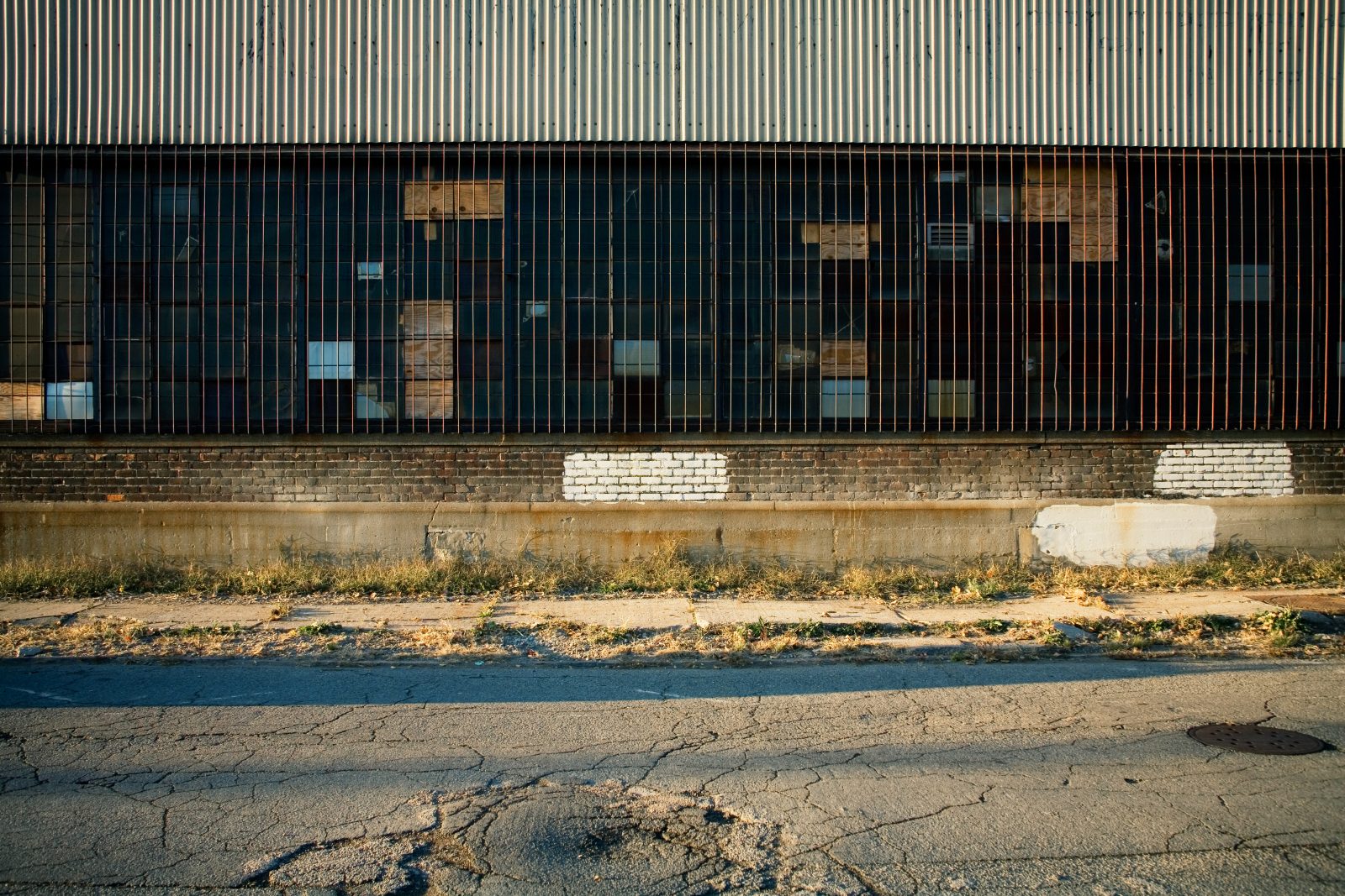 Factory windows in Detroit