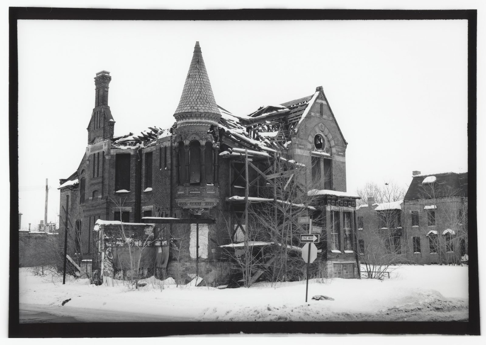 Ransom Gillis House in Brush Park. Detroit, Michigan.