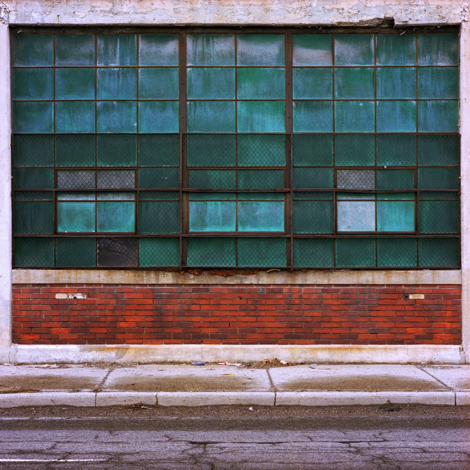 Green windows. Model T Plant. Detroit, Michigan.