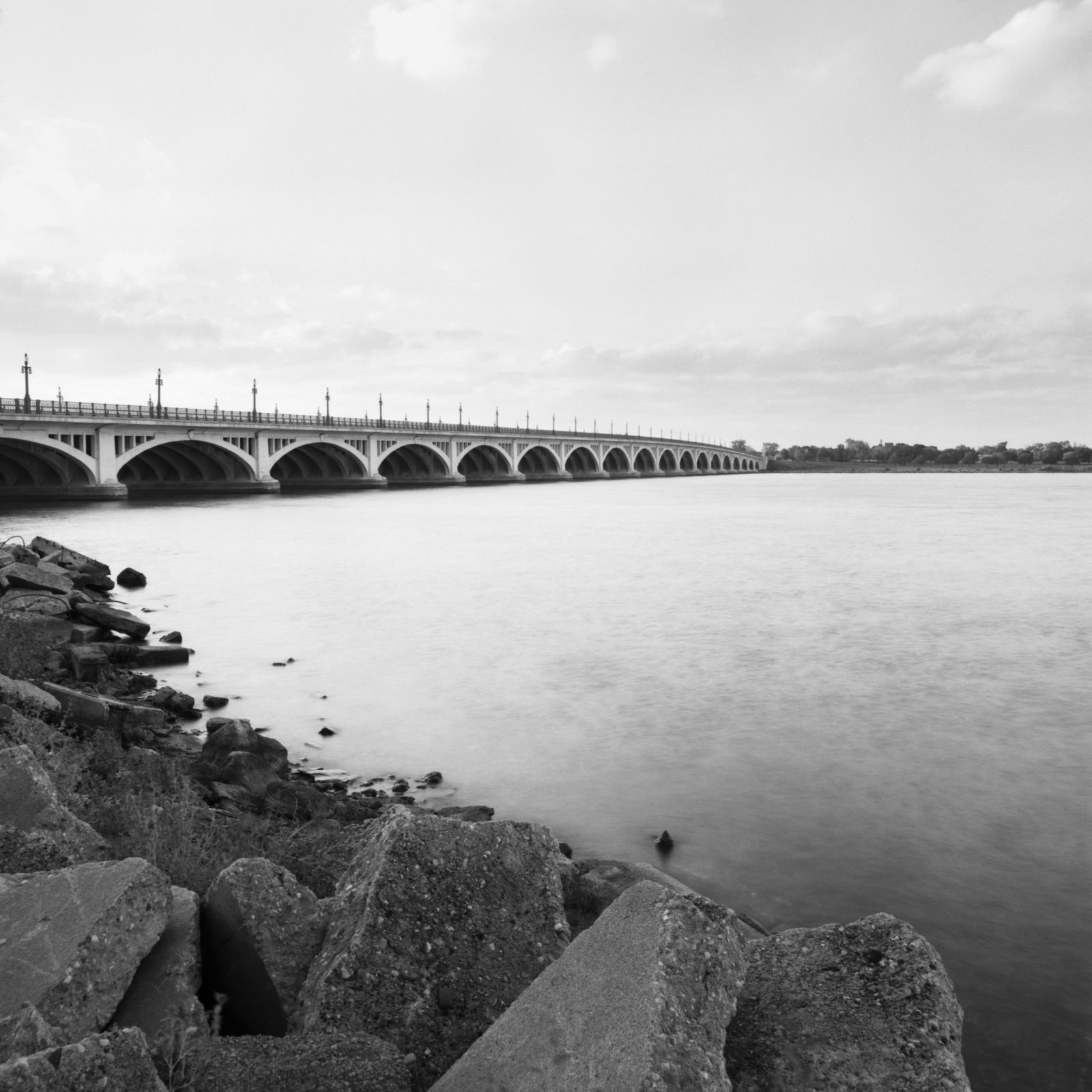 Belle Isle Bridge. Detroit, Michigan.