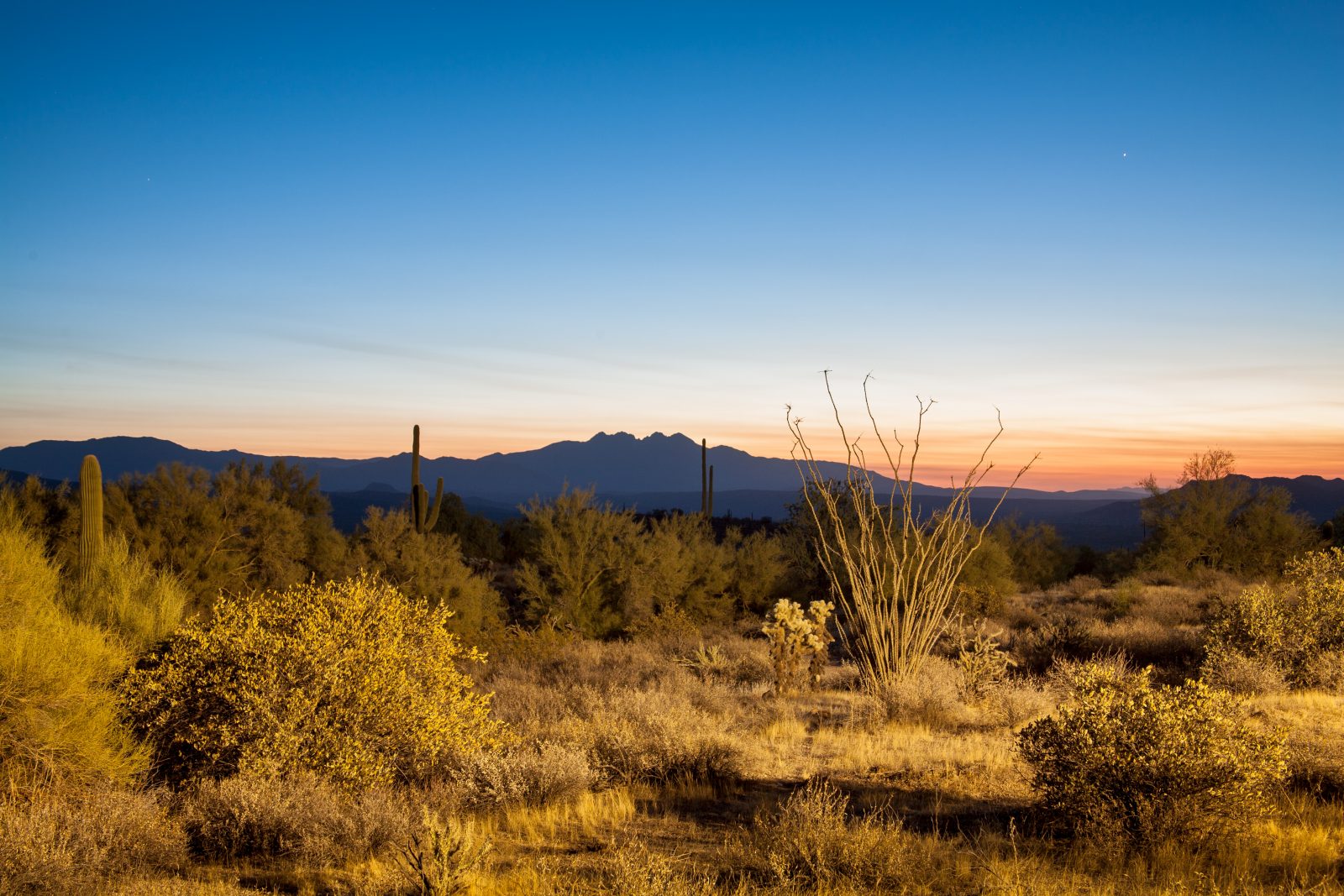 Four Peaks of the Mazatzal Mountains, Arizona
