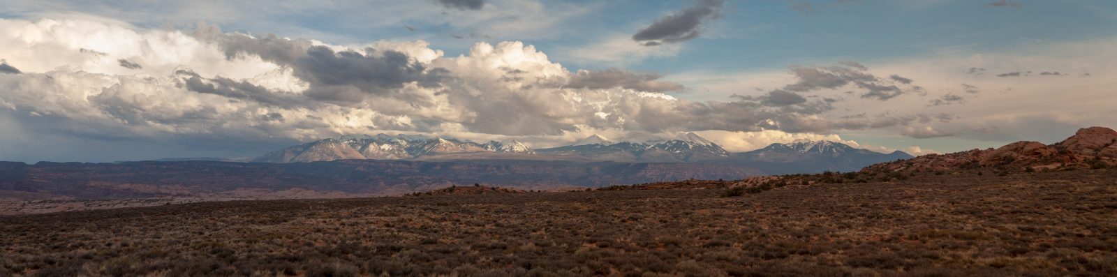 La Sal Mountains Panorama