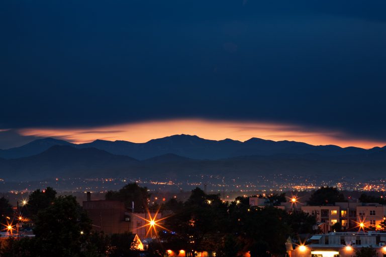 Mount Evans sunset - June 29, 2011