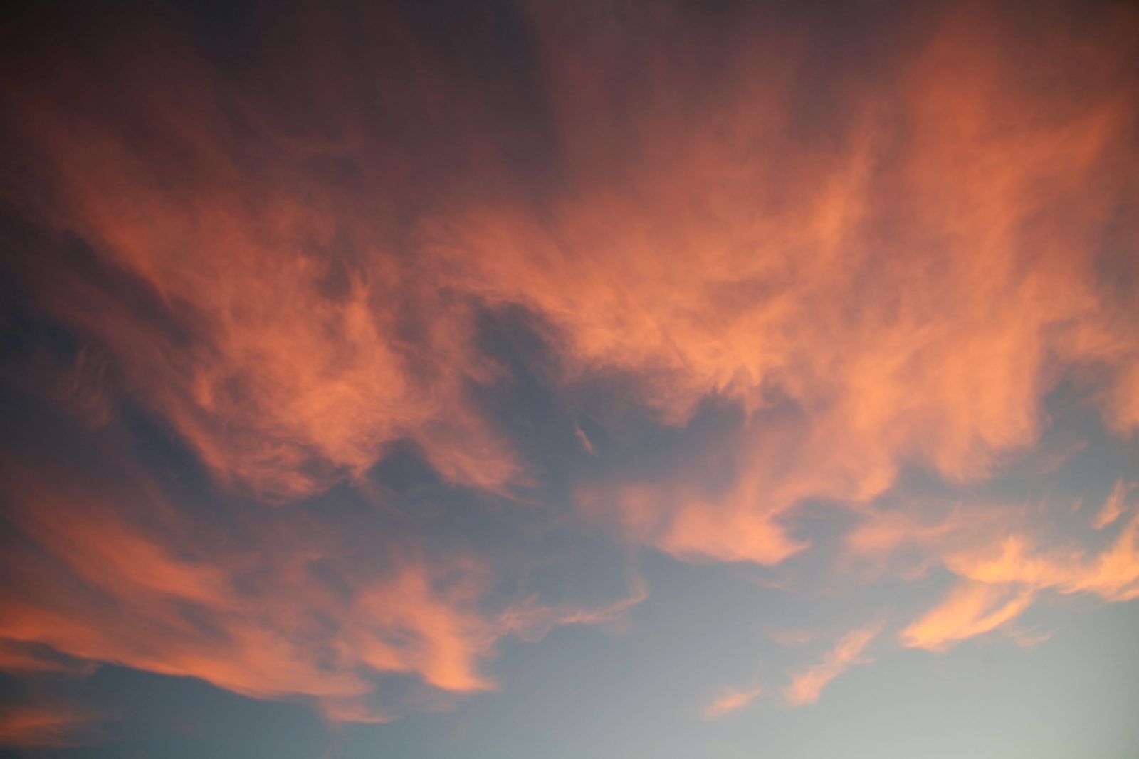 Sunset clouds over Scottsdale, Arizona