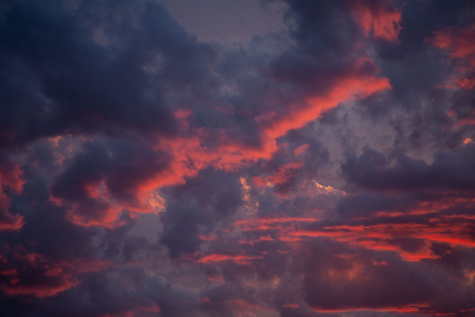 Sunset clouds in Red Lodge, Montana
