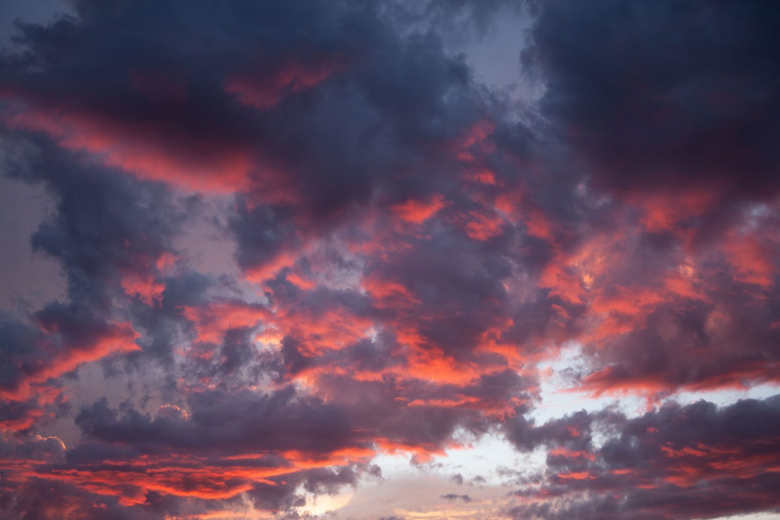 Sunset clouds in Red Lodge, Montana